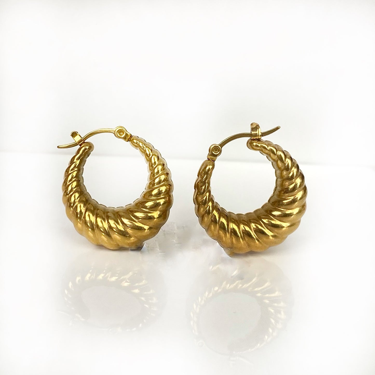 Everyday Croissant Hoop Earring