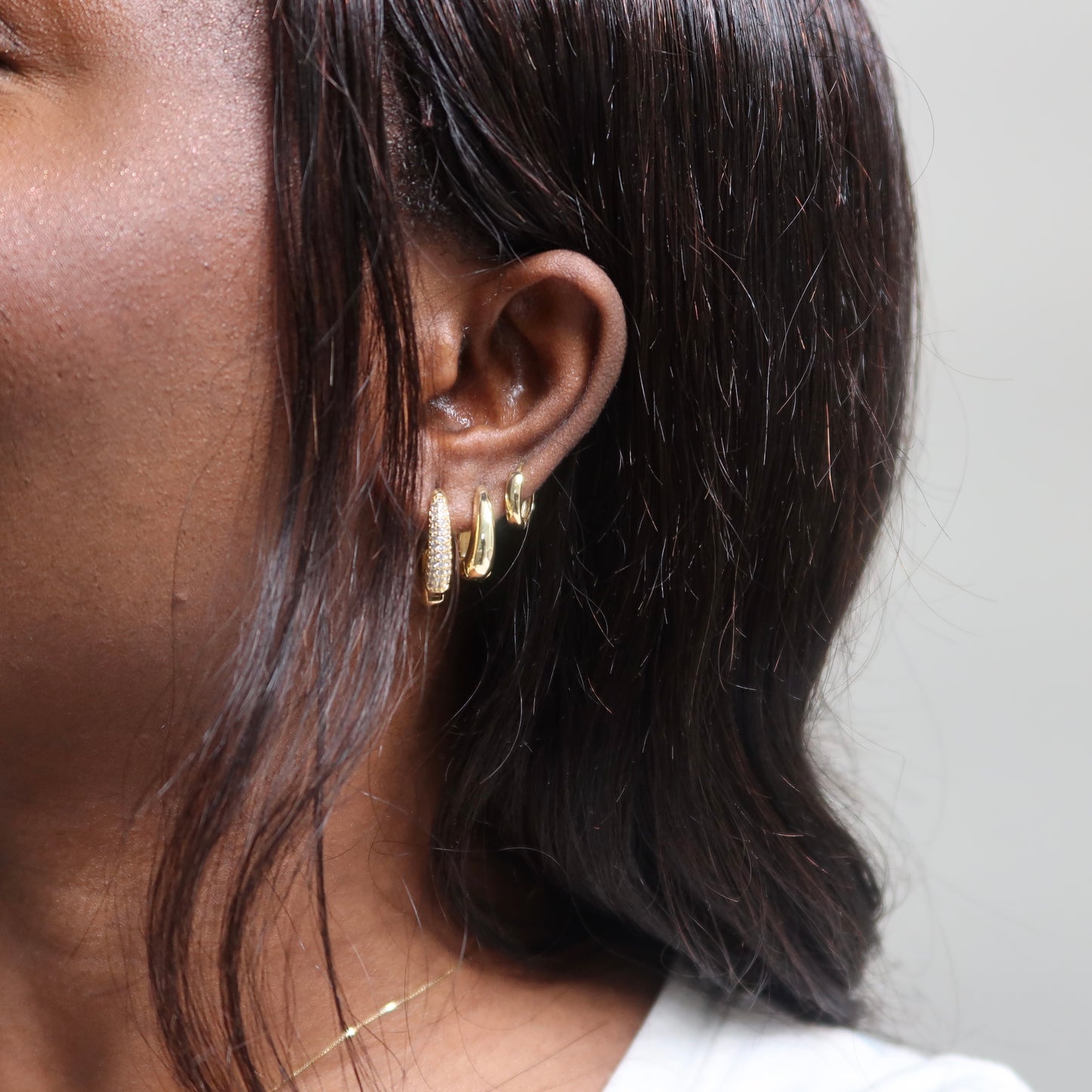 Tracy Huggie Earring