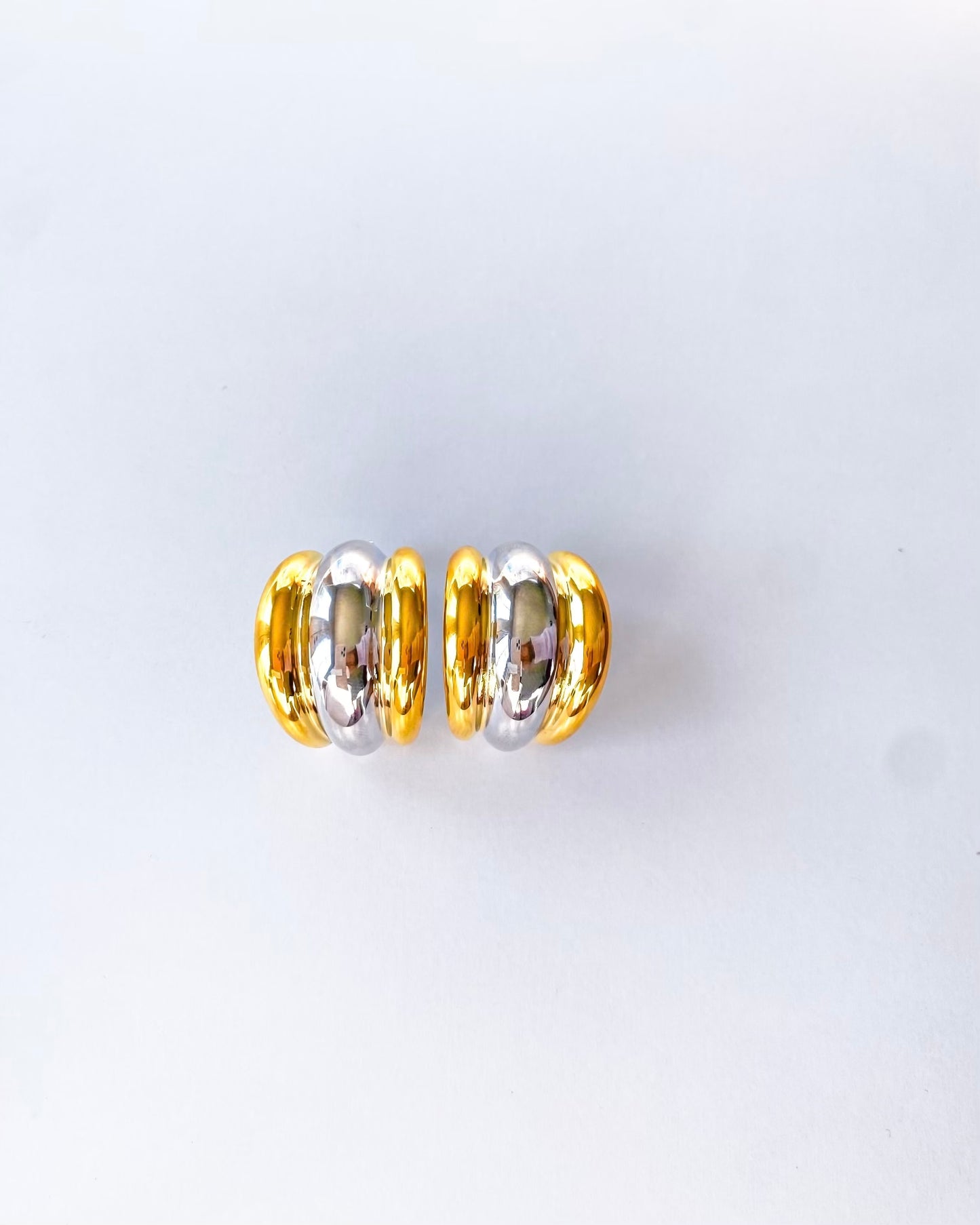 The Silver Sandwich earring