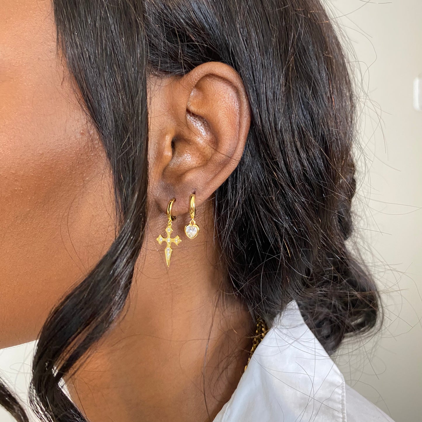 Nikita Cross Earring