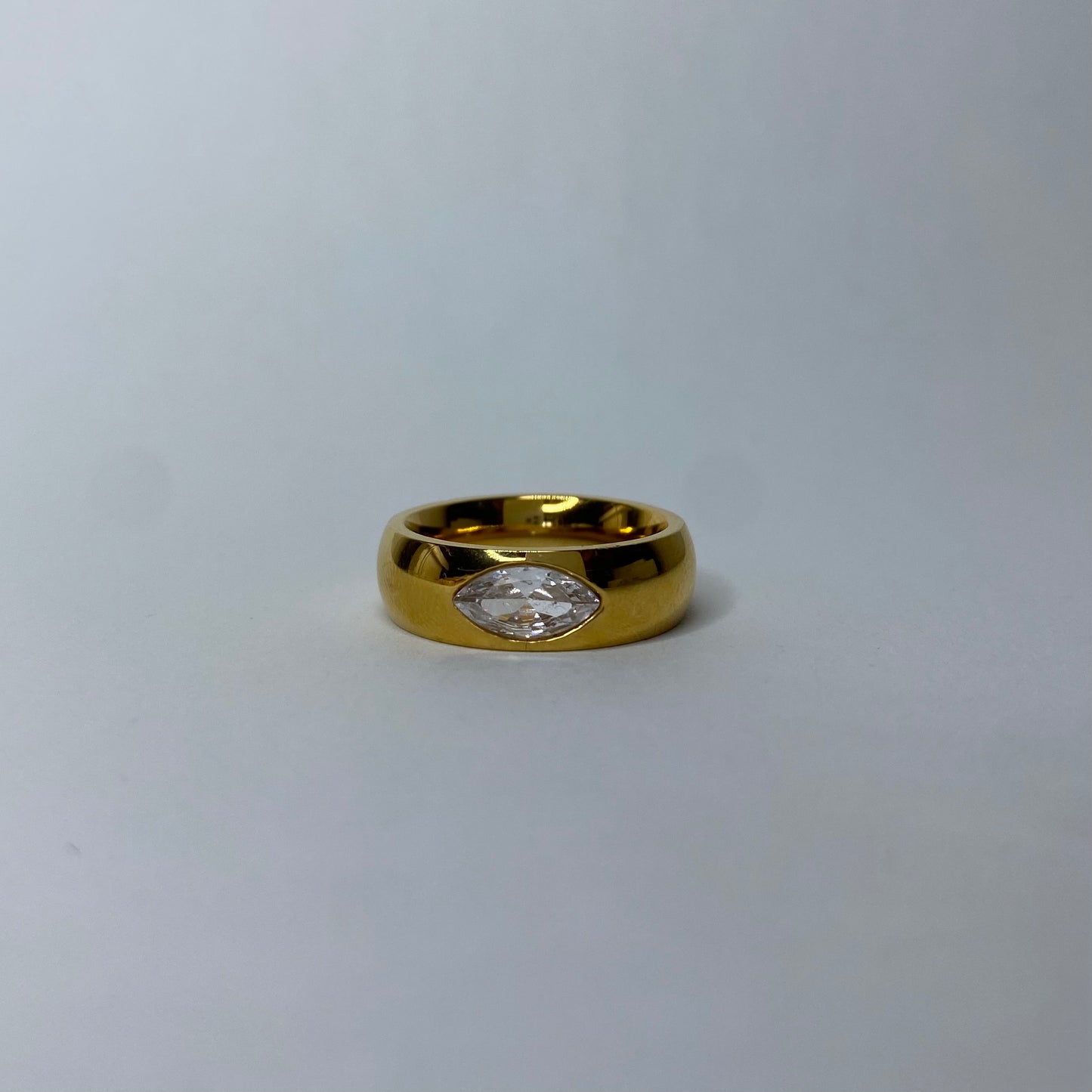 Lozenge stone Ring