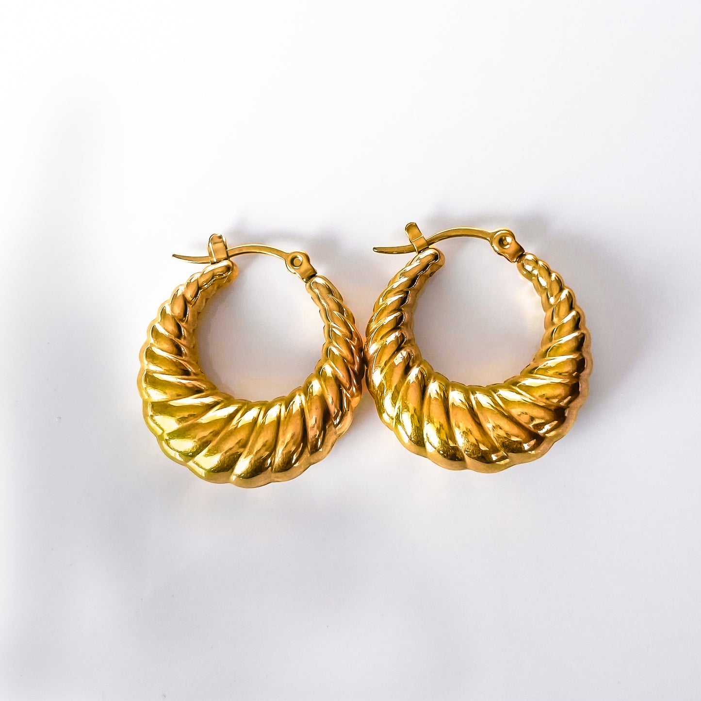 Everyday Croissant Hoop Earring