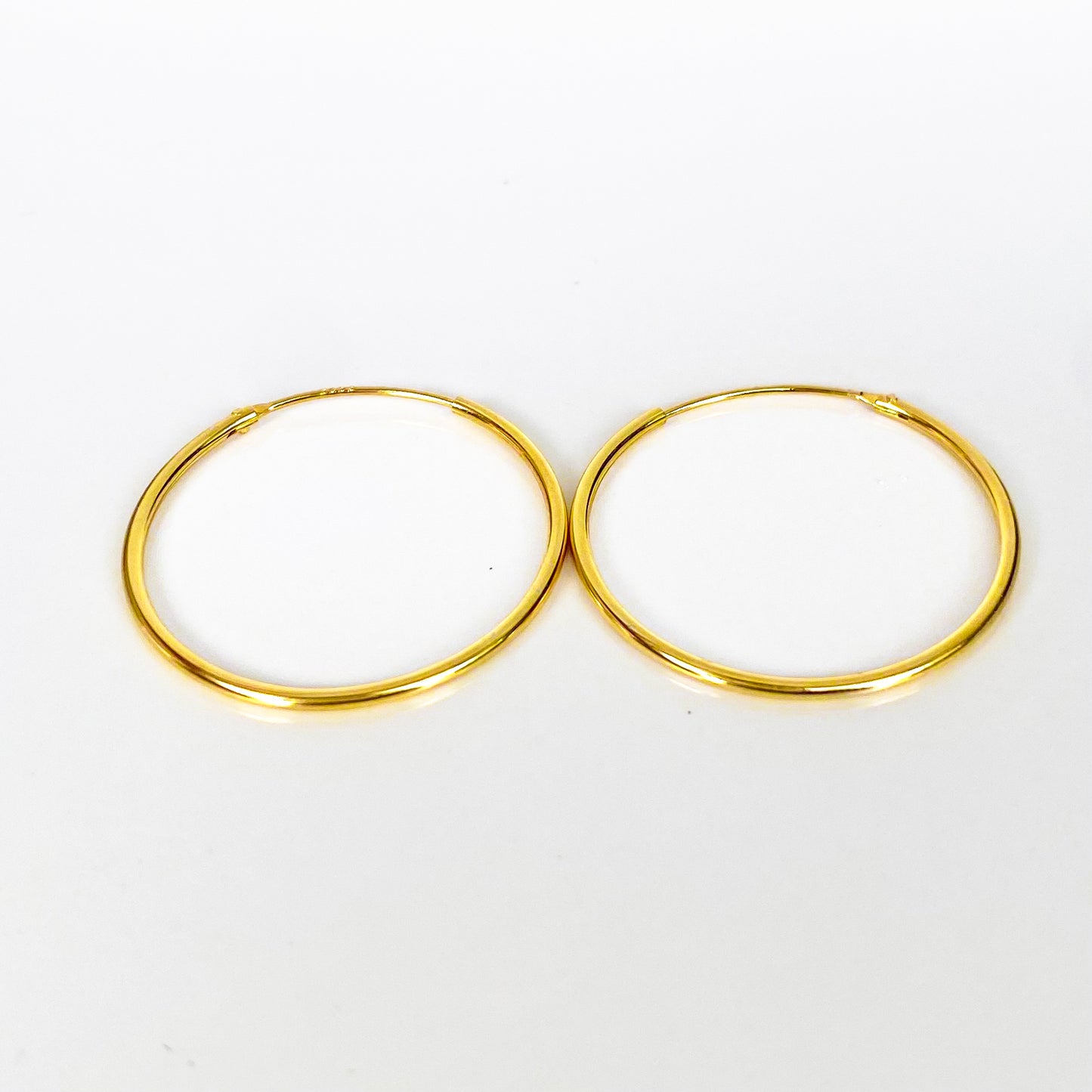 Lala Thin Hoop Earrings