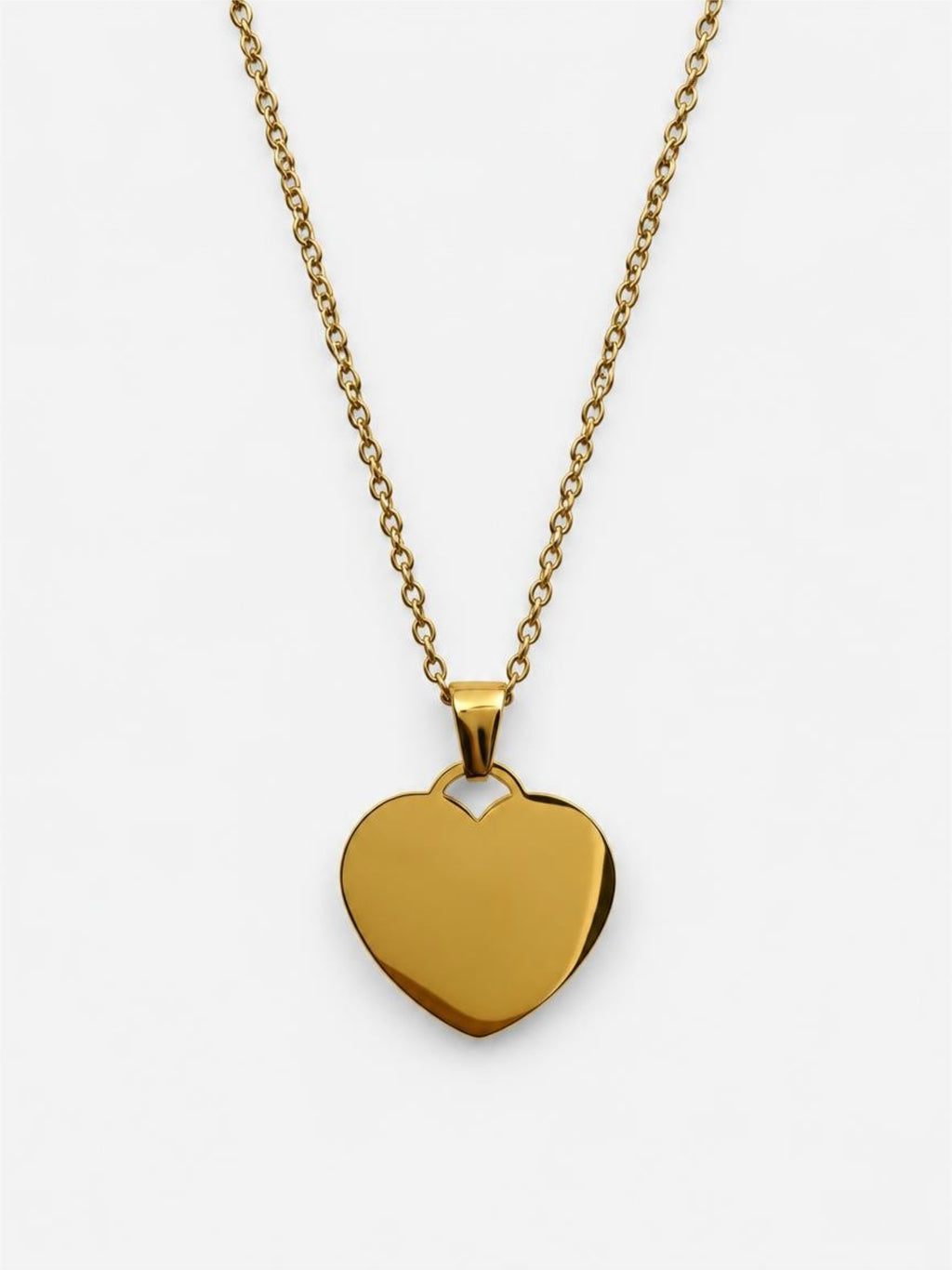 Engraved Heart Necklace