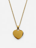 Engraved Heart Necklace