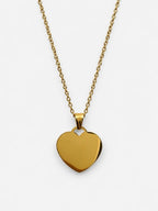 Engraved Heart Necklace