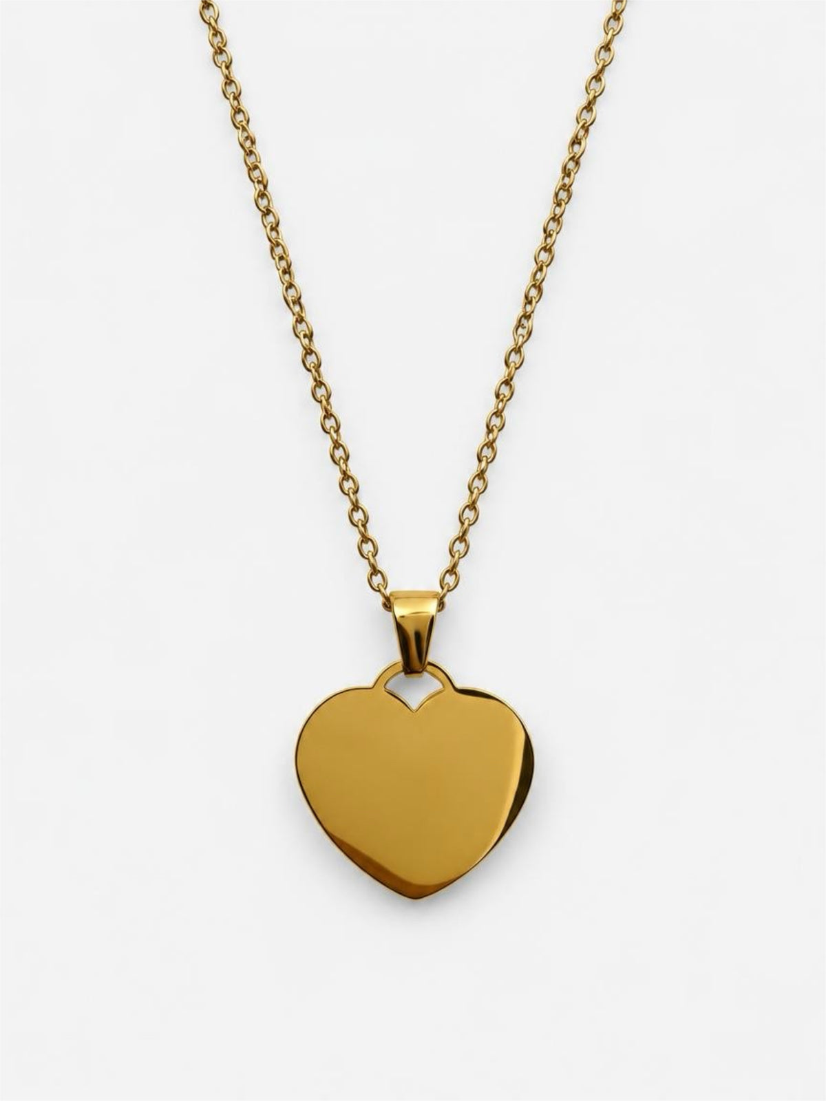 Engraved Heart Necklace