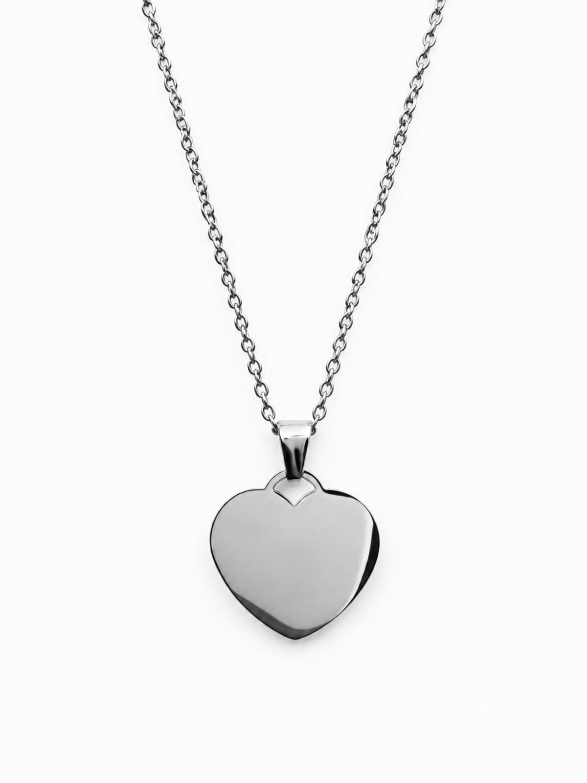 Engraved Heart Necklace