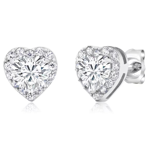Heart Halo Earring